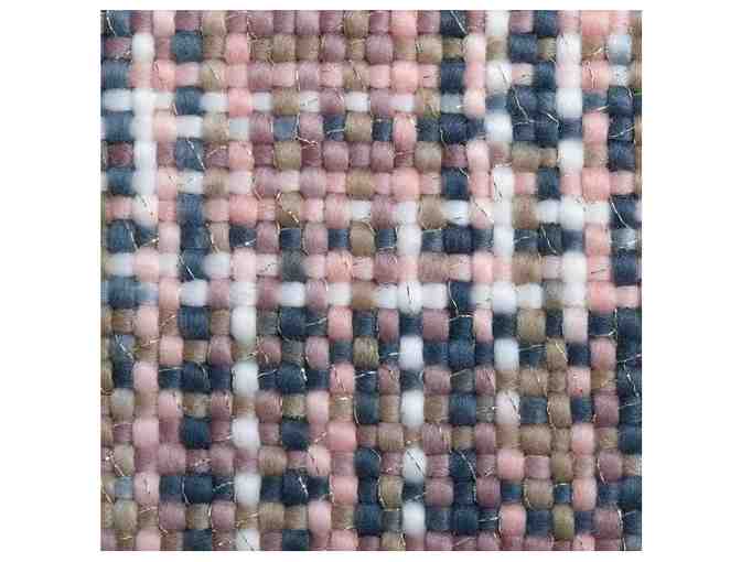 Pink Woven Threads Infinity Scarf, by Demdaco