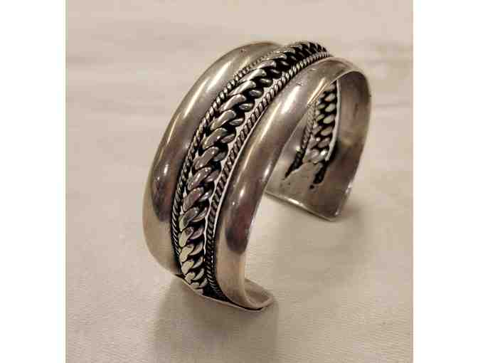 Southwest Style Silver Cuff Bracelet