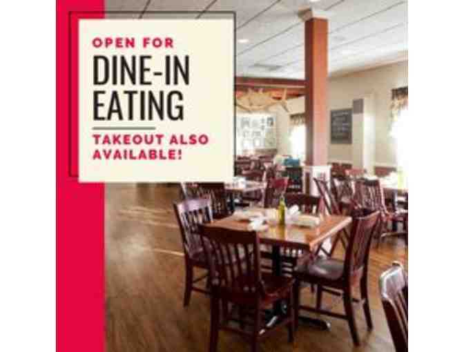 DINING OUT ON THE CAPE/TRURO - GIFT CERTIFICATE FOR MONTANO'S ITALIAN RESTAURANT