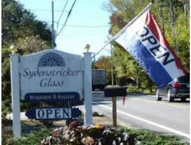 IN THE KITCHEN/SERVING ART - SYDENSTRICKER HANDCRAFTED ART GLASS SERVING PLATTER