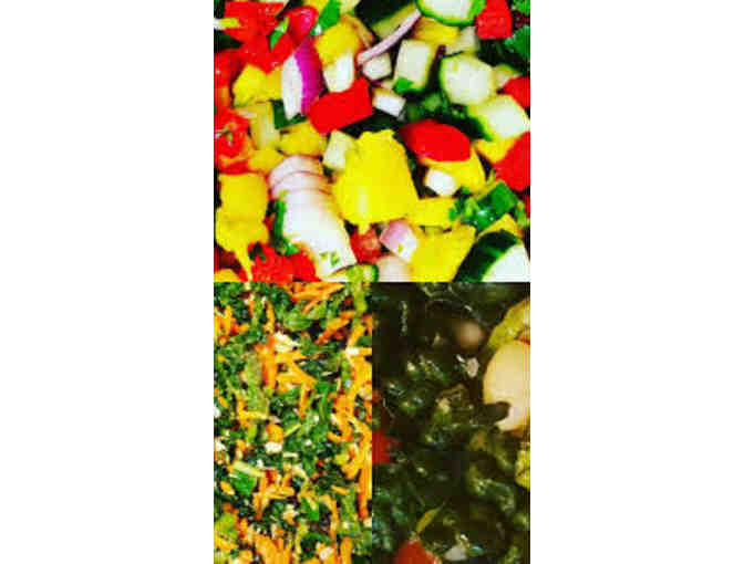 IN THE KITCHEN/AT THE MARKET - GIFT CARD, ITEMS FROM OPTIMAL KITCHEN, ORLEANS FARMER'S MKT