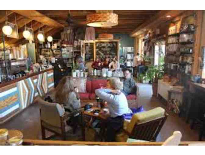 IN THE KITCHEN/LOCAL FOODS-2 BAGS LOCALLY ROASTED COFFEE & SHARK MUG FROM SNOWY OWL COFFEE