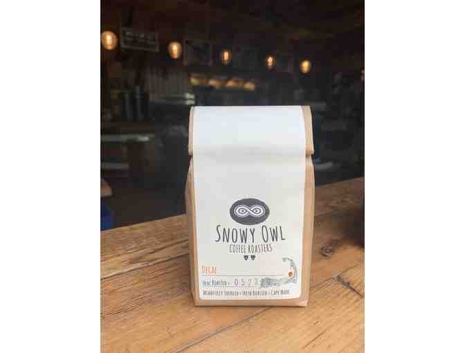 IN THE KITCHEN/LOCAL FOODS-2 BAGS LOCALLY ROASTED COFFEE & SHARK MUG FROM SNOWY OWL COFFEE