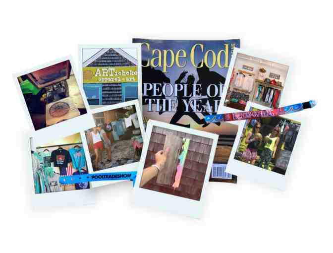 IN THE KITCHEN - ARTFUL TOWELS PAIR OF 'SALTY' LINEN TOWELS FROM LOCAL FASHION BOUTIQUE