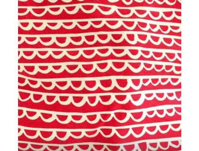 See Design Modern Print Small Cosmetic Bag - bright orange