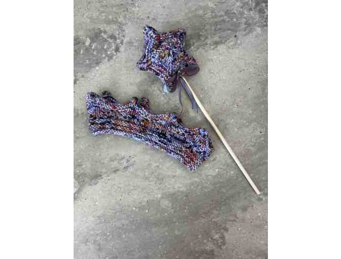 Handknitted Fairy Crown and Wand