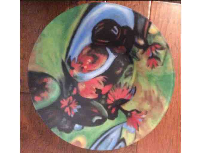 Reverse Hand Pained Bowl - Art by Jessi