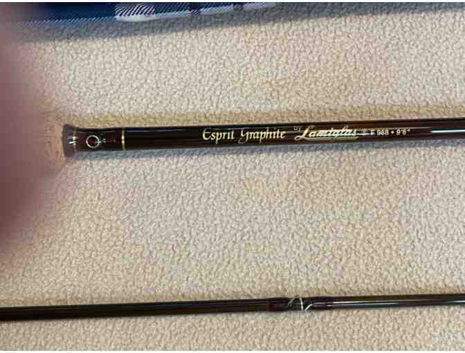 Lamiglas Esprit 9'6' 8 wt S-Glass Fly Rod - 2 piece with sack, case and rod butt