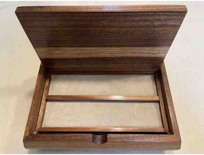 Custom Black Acacia Jewelry Box