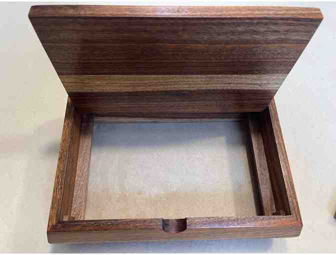 Custom Black Acacia Jewelry Box