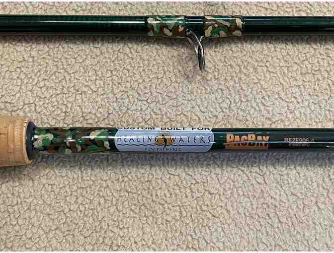 Custom Vet Built 9' Fly Rod with Camo Theme