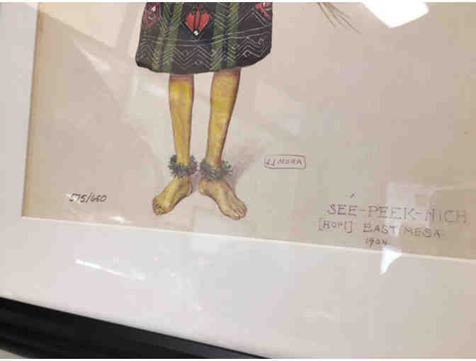 9. Jo Mora Print See-Peek-Nich (Hopi) East Mesa 1904 575/650