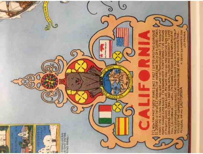 2. Jo Mora's Framed California Poster
