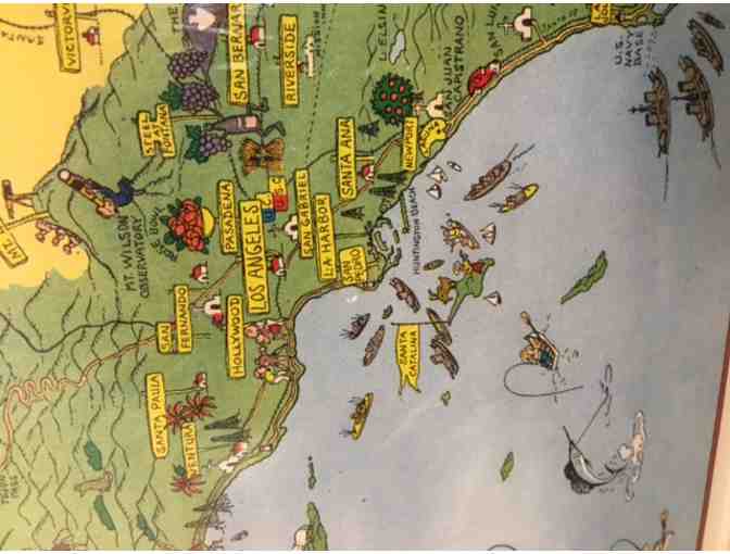 2. Jo Mora's Framed California Poster