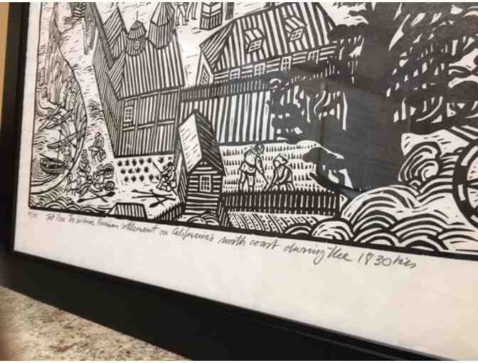 292. Fort Ross Block Print