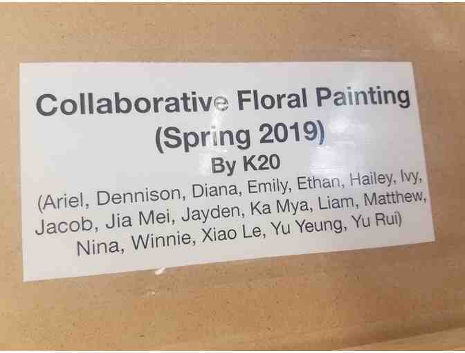 K20 Kindergarden Class Floral Painting