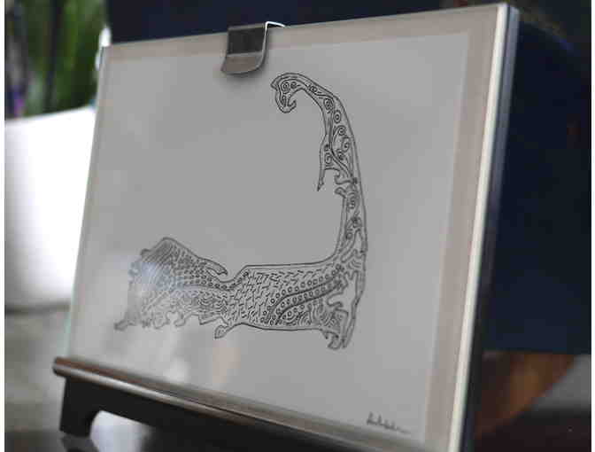 Cape Cod Illustrated Map Drawing