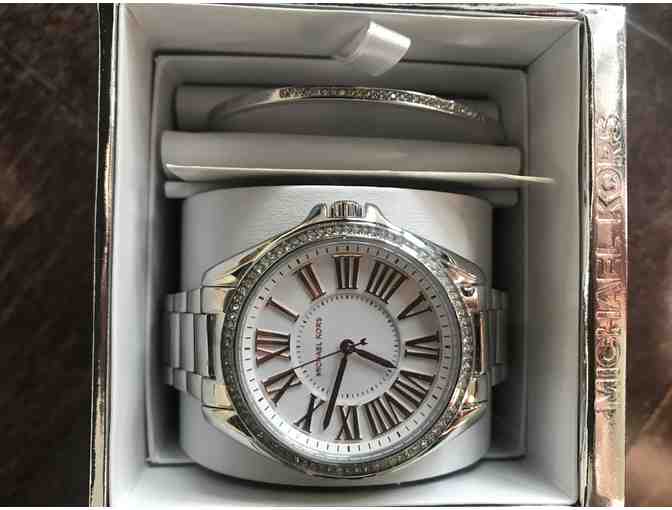 Michael Kors Ladies Watch and Bracelet Gift Set