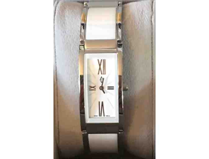 Ceramic & Steel Quartz Watch with Sapphire Crystal from Coffrin Jewelers