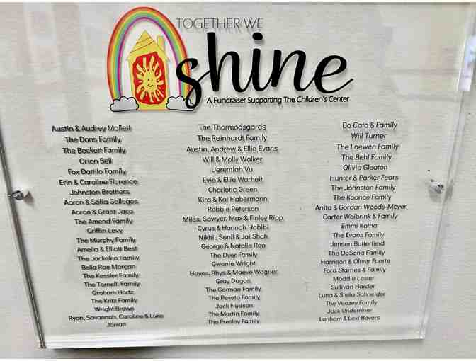 Dedicate your student or family on a plaque beneath a commissioned art piece at TCC