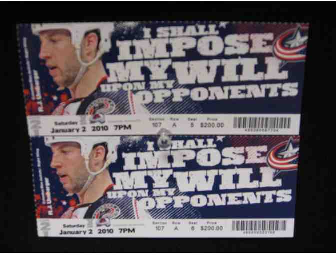 CBJ vs Ottawa Senators at Nationwide Arena - 4 seats club level
