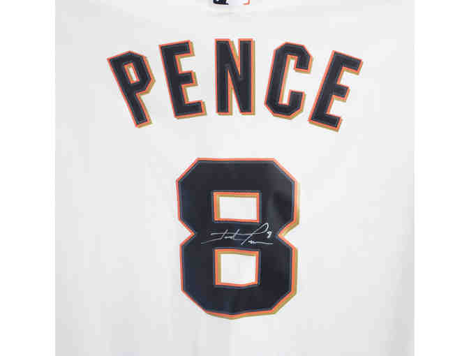 Signed Baseball Jersey by Hunter Pence from the San Francisco Giants