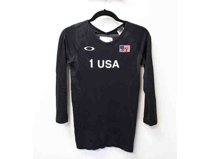 Kerri Walsh Jennings Signed AVP Volleyball and Athletic Shirt