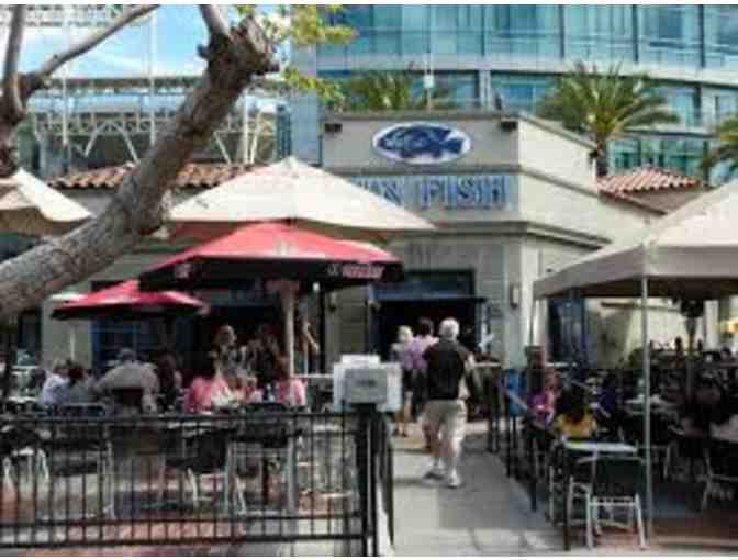 The Tin Fish (Gaslamp) - Gift Certificate for 2 Entrees & 2 Drinks