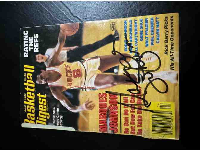 Marques Johnson Milwaukee Bucks Signed Digest