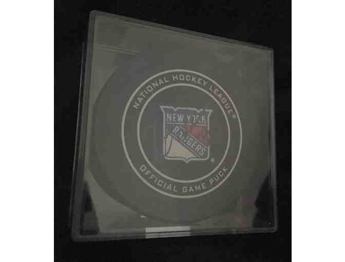 Rangers Package: Hat, Puck and Sweatshirt signed by Kevin Weekes