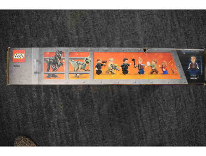 Jurassic World Lego set signed by Chris Pratt