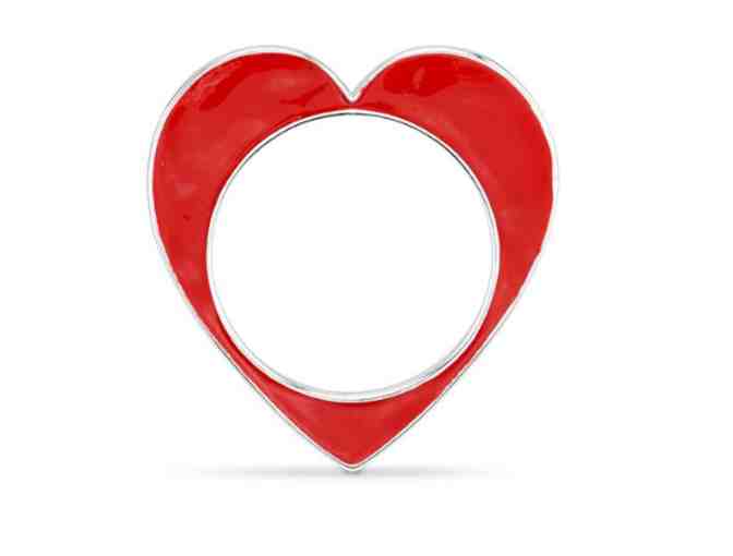 Disney's Alice in Wonderland Heart Single Stacker Ring