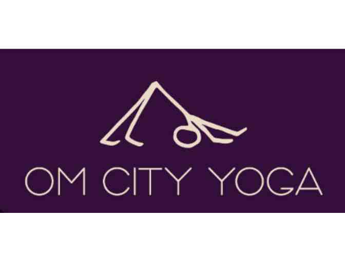 Om City Yoga - Five Class Session Pack