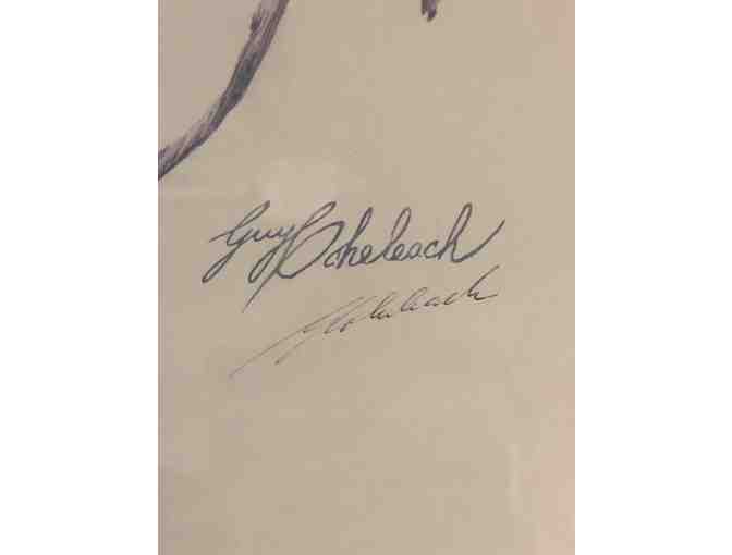 American Kestrel Print by Guy Coheleach, Signed.