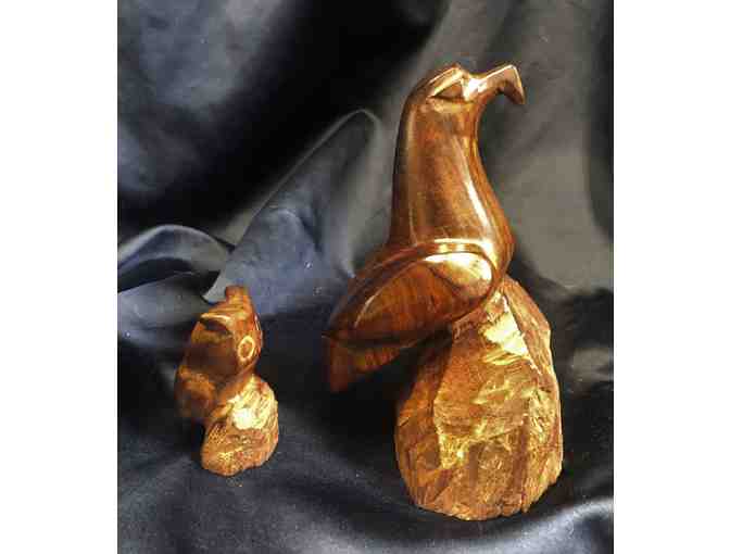 Carved Ironwood Birds