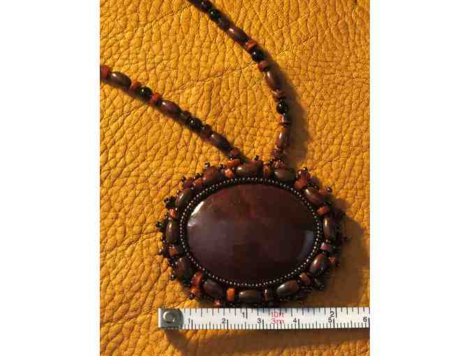 Jasper Necklace, Earring, and Bracelet Set