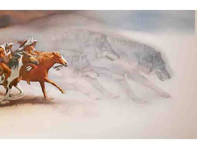 Bev Doolittle, Wolves of the Crow, Signed, Ltd. Ed. Print