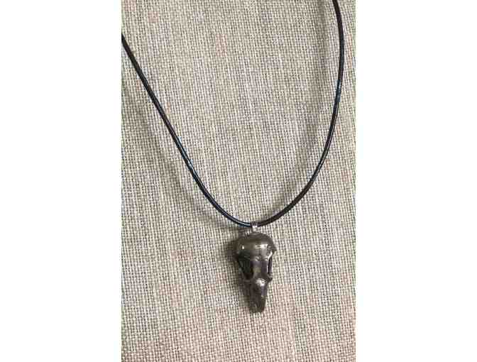 Bronze Osprey Skull Pendant