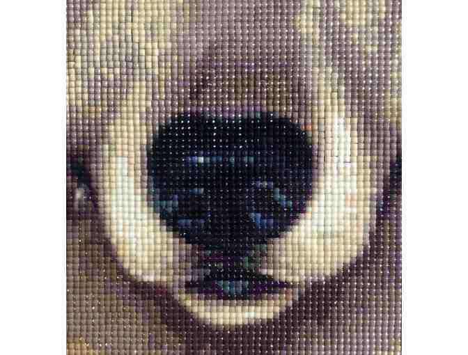 'A Wolfish Friend' Framed Diamond Art