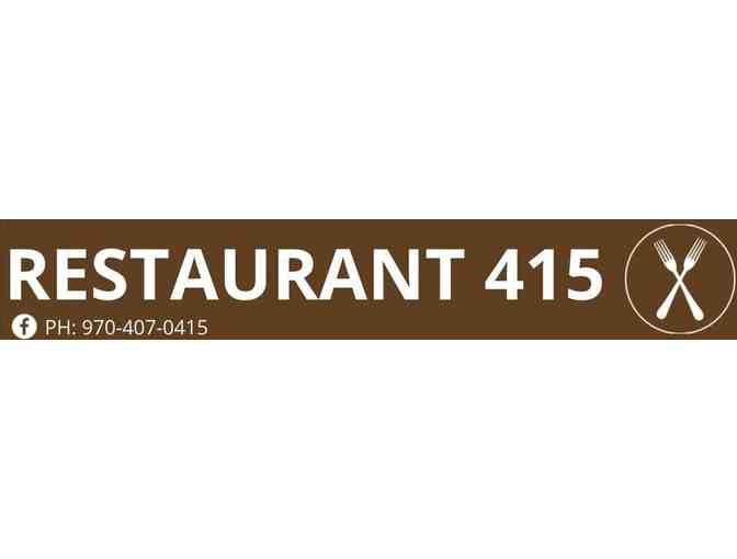 Community COVID Relief Dining Package