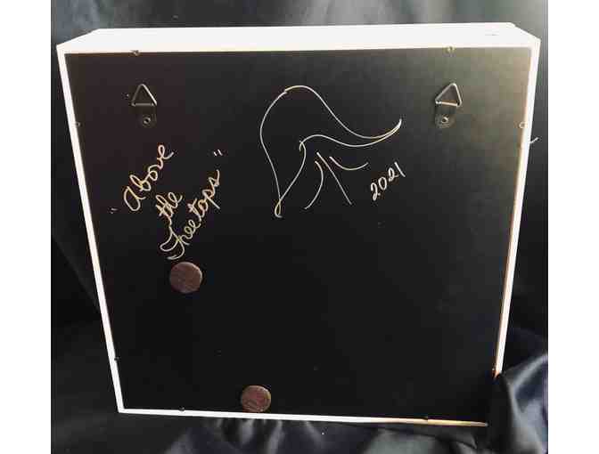 'Above the Treetops' Turkey Vulture Necklace and Earring Set in Display Box