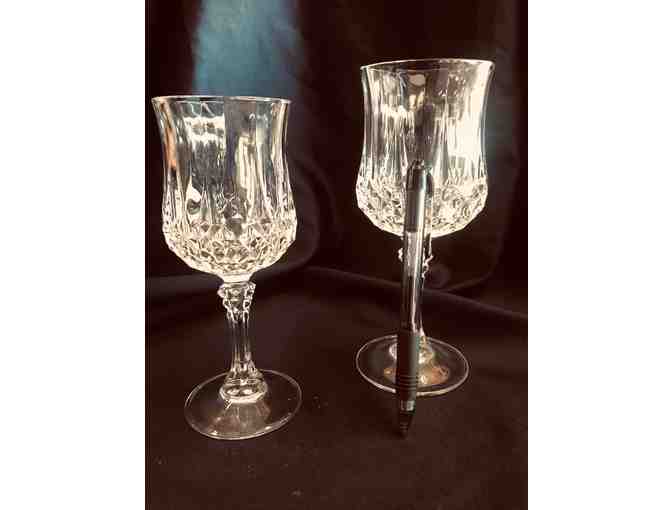 Set of 16 Cut Crystal Stemware by Cristal D'Arques