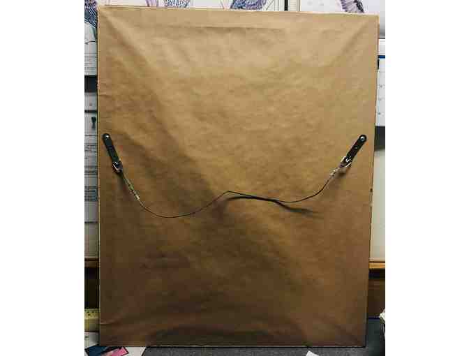 Framed Great Horned Owl Photograph