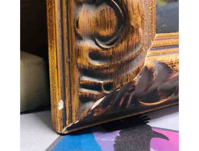 Framed Great Horned Owl Photograph