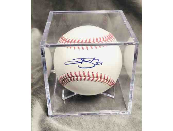 Autographed Trevor Story Colorado Rockies Baseball