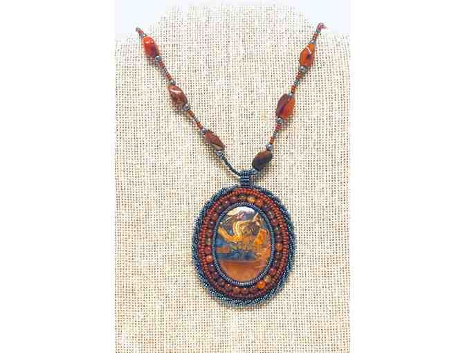 Hand Beaded Jasper Necklace