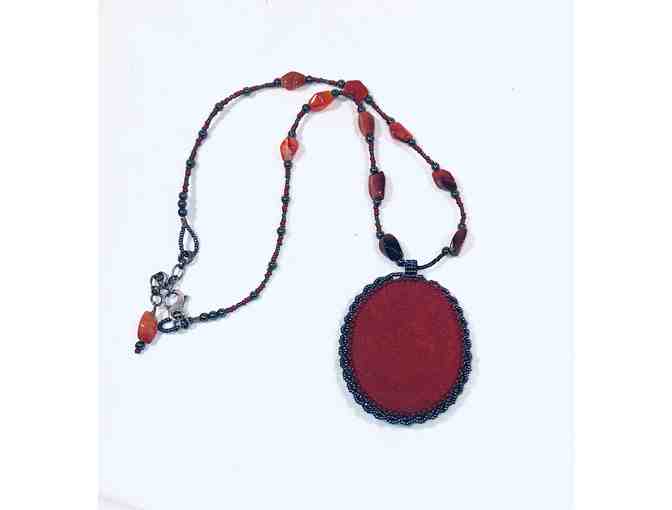 Hand Beaded Jasper Necklace