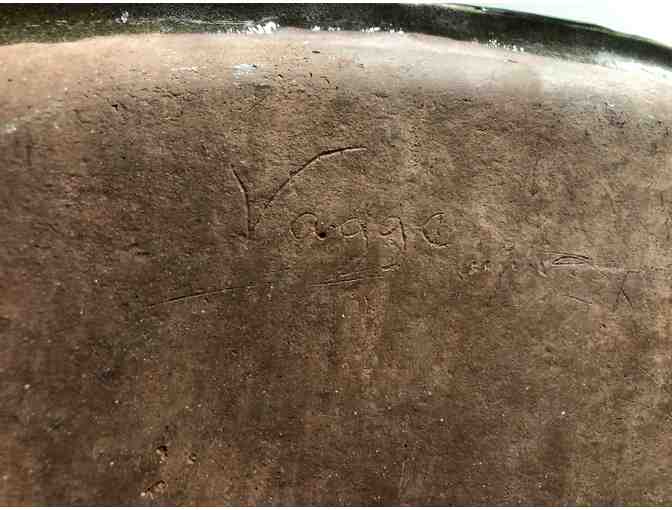 Large Platter with Salmon Fishing Eagle Motif