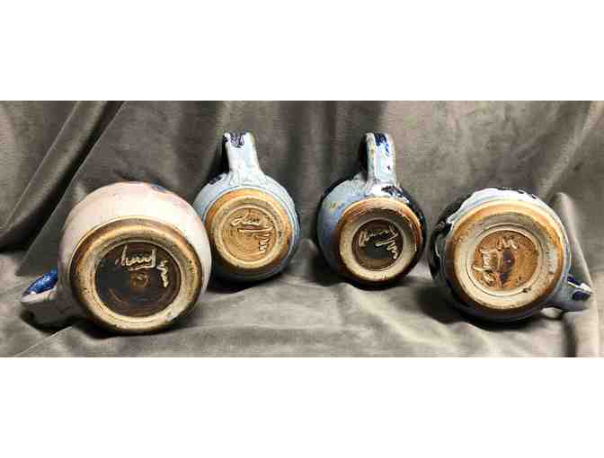 Set of Four Ceramic Mugs