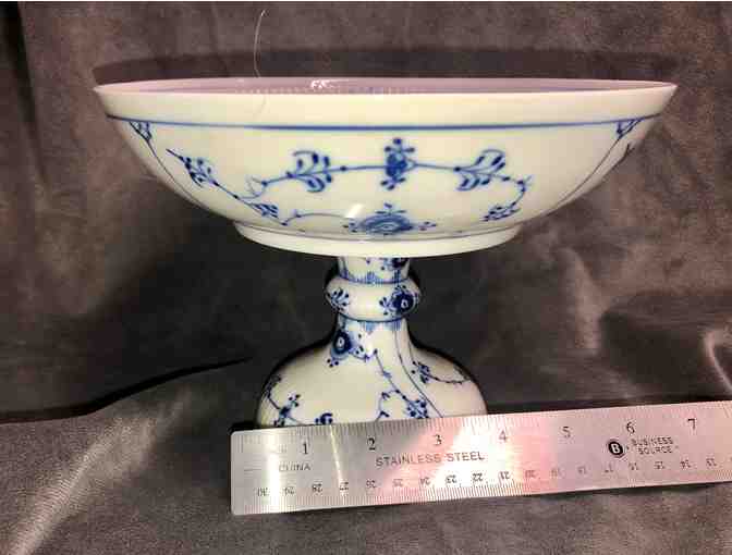 Royal Copenhagen Blue Fluted Plain Footed Bowl